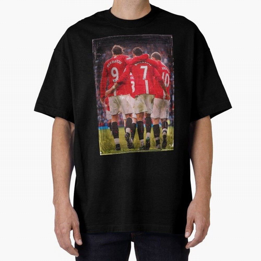 Ronaldo Berbatov Rooney Oversized T-Shirt Step into Global Football Passion for FIFA World Cup 2026 USA Canada Mexico, Made for Mbappe and Neymar, Spain and Netherlands, Supporter Pride, Iconic Celebrations, Legendary Names and Global Match Day