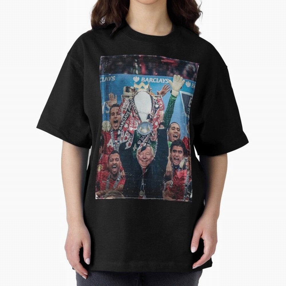 Sir Alex Ferguson Vintage Oversized T-Shirt Fuel Your Fan Pride for Match Day Hype around FIFA World Cup 2026 USA Canada Mexico, Messi, Brazil, Football Passion, Legendary Performances, Festival Vibes and Supporter Community; Perfect for People Who