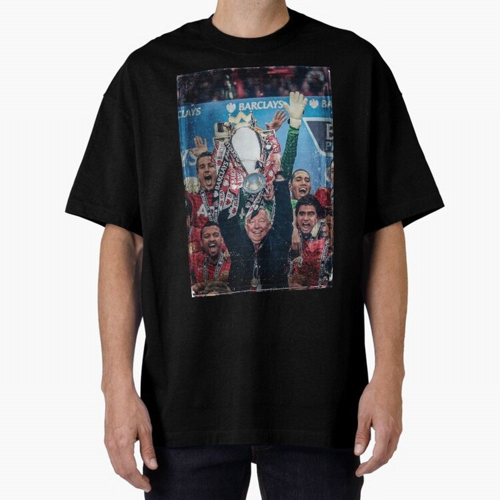 Sir Alex Ferguson Vintage Oversized T-Shirt Fuel Your Fan Pride for Match Day Hype around FIFA World Cup 2026 USA Canada Mexico, Messi, Brazil, Football Passion, Legendary Performances, Festival Vibes and Supporter Community; Perfect for People Who