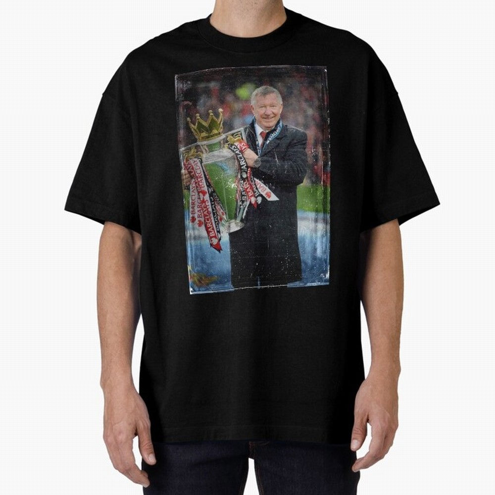Sir Alex Ferguson Champion Oversized T-Shirt Feel the FIFA World Cup 2026 USA Canada Mexico Journey through Messi, Neymar and Mbappe Highlights, Argentina and Brazil Pride, Stadium Chants, National Pride, Trophy Dreams and Unforgettable Football