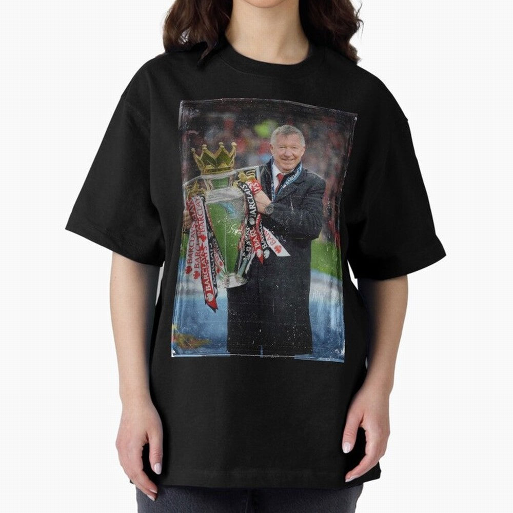 Sir Alex Ferguson Champion Oversized T-Shirt Feel the FIFA World Cup 2026 USA Canada Mexico Journey through Messi, Neymar and Mbappe Highlights, Argentina and Brazil Pride, Stadium Chants, National Pride, Trophy Dreams and Unforgettable Football