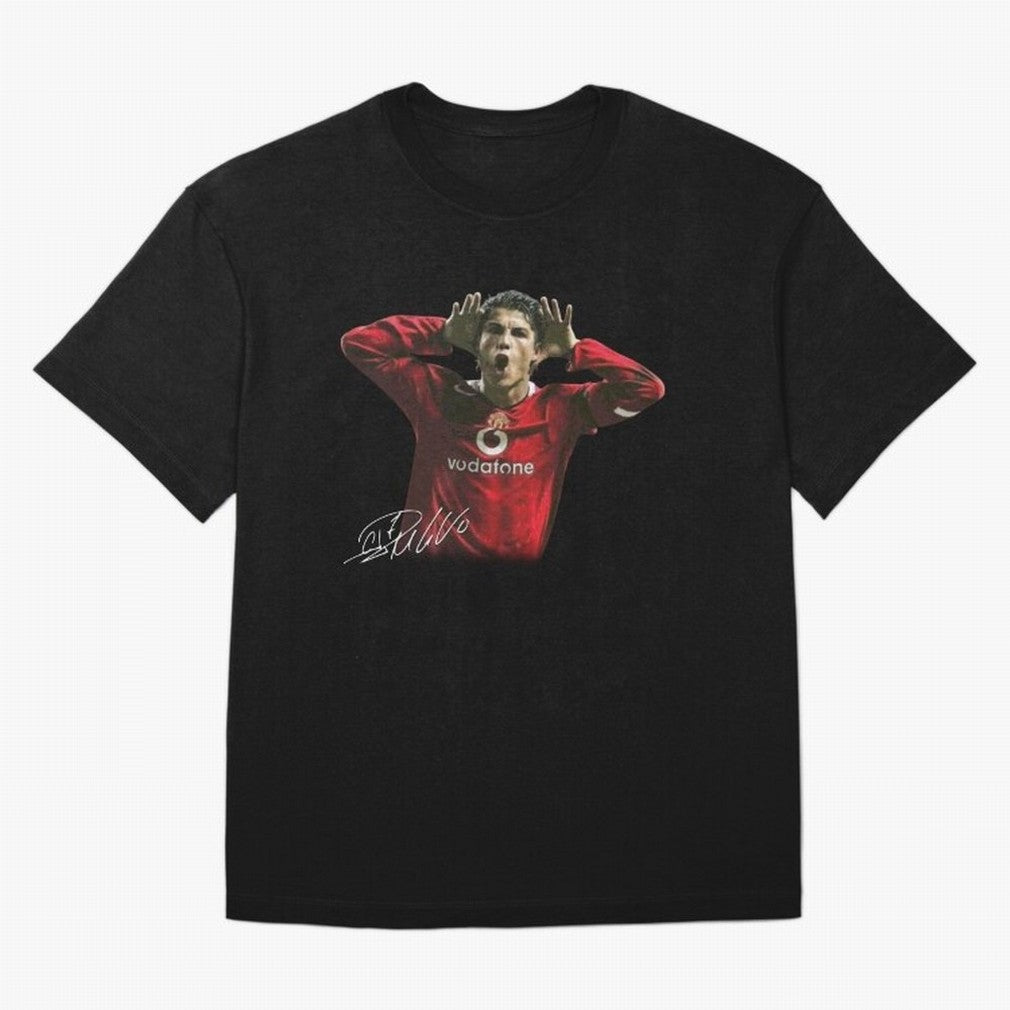 Cristiano Ronaldo T-Shirt Young Manchester Ronaldo - Celebration Oversized T-Shirt Bring a Champion Mindset to Global Football Passion for FIFA World Cup 2026, with Messi, CR7 and Mbappe, Spain and Netherlands, Tournament Hype, Historic Matchups,