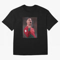Cristiano Ronaldo Oversized T-Shirt Bring Global Tournament Vibes to FIFA World Cup 2026 for Fans of Messi and England, Bringing Goal Celebration Energy, Supporter Heritage, Football Icons and Worldwide Tournament Joy; Ideal for Fans Who Follow