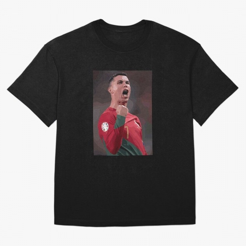Cristiano Ronaldo Oversized T-Shirt Bring Global Tournament Vibes to FIFA World Cup 2026 for Fans of Messi and England, Bringing Goal Celebration Energy, Supporter Heritage, Football Icons and Worldwide Tournament Joy; Ideal for Fans Who Follow