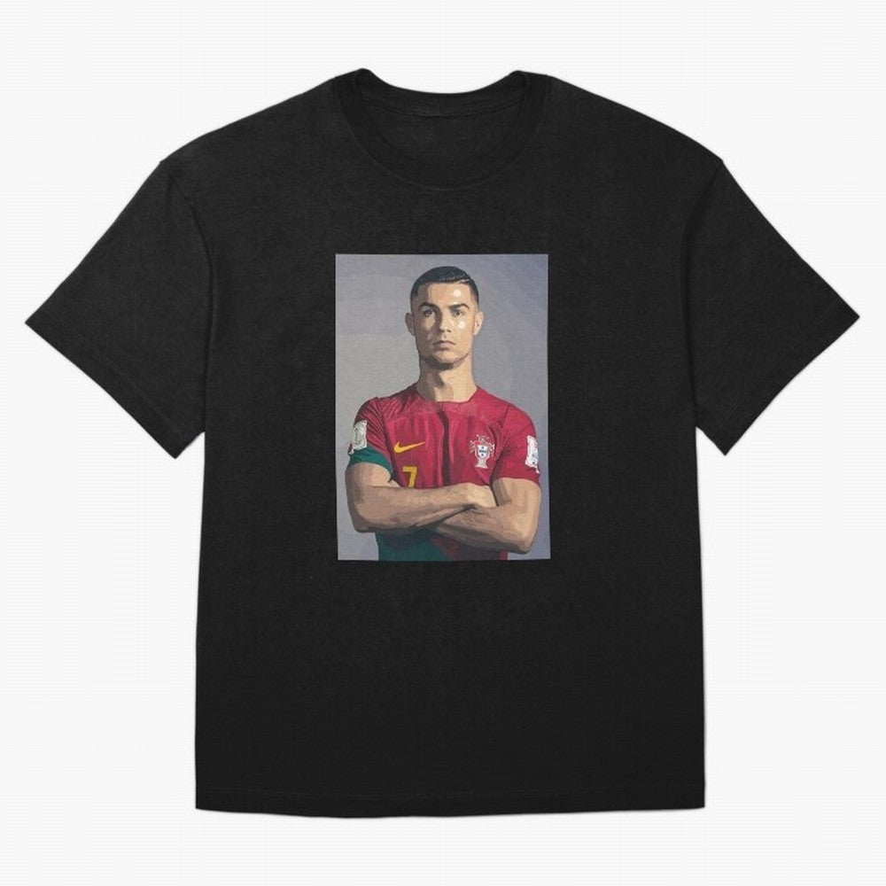Cristiano Ronaldo Oversized T-Shirt Celebrate Fan Favorites in the FIFA World Cup 2026 Journey through Haaland and Mbappe Highlights, Portugal Pride, Game Day Rituals, Football Legends, Country Pride and the Road to the Final; Created for Match Day