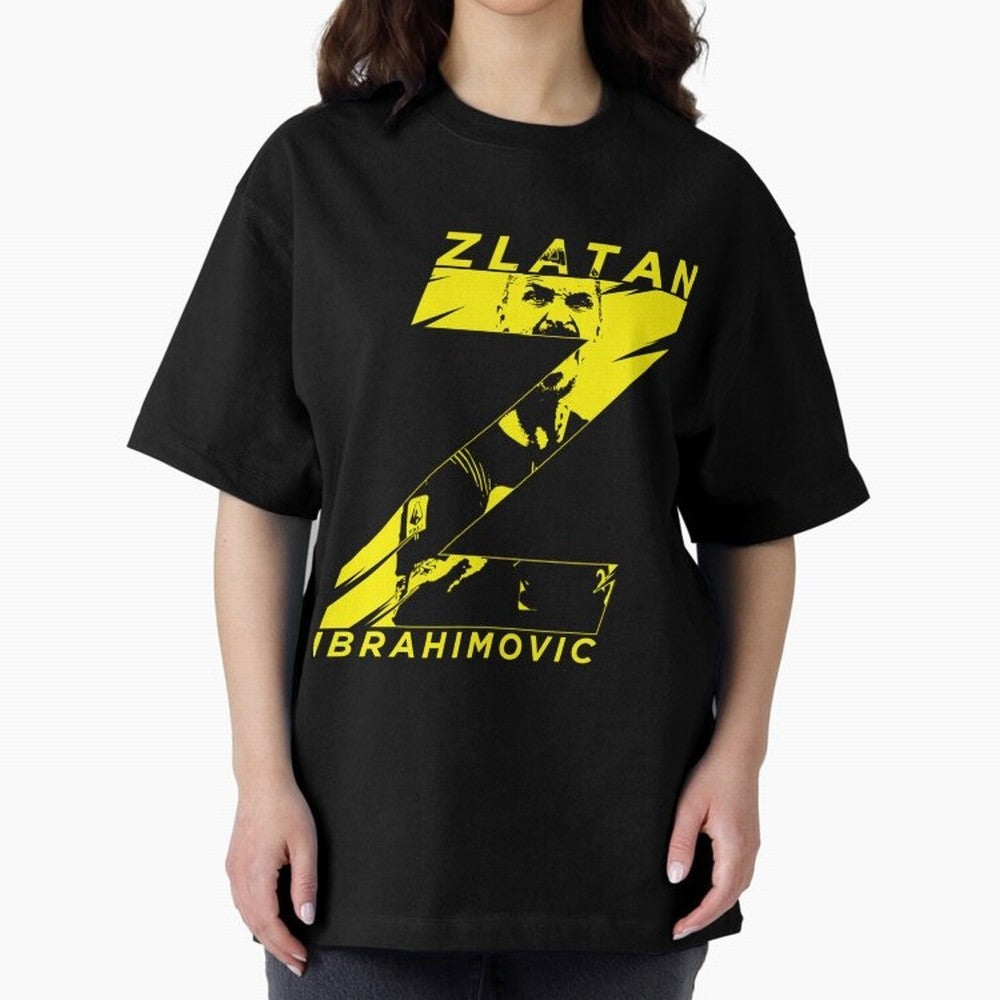 Zlatan Ibrahimovic Swedish God Gjq588 Oversized T-Shirt Live for the Drama of Global Football Passion for FIFA World Cup 2026, Made for Neymar, Spain, Retro Football Energy, Iconic Rivalries, Trophy Chase Drama and Stadium Atmosphere; Great for