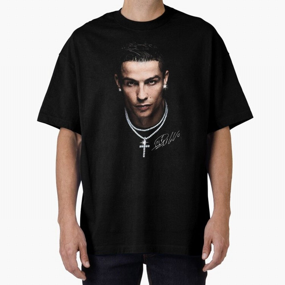 CR7 - Streetwear Clothing | Oversized T-Shirt Follow Every Goal of Match Day Hype around FIFA World Cup 2026 Group Stage, Haaland and Mbappe, Portugal, Match Day Excitement, Supporter Culture, Golden Goals and Global Football Passion; Ideal for