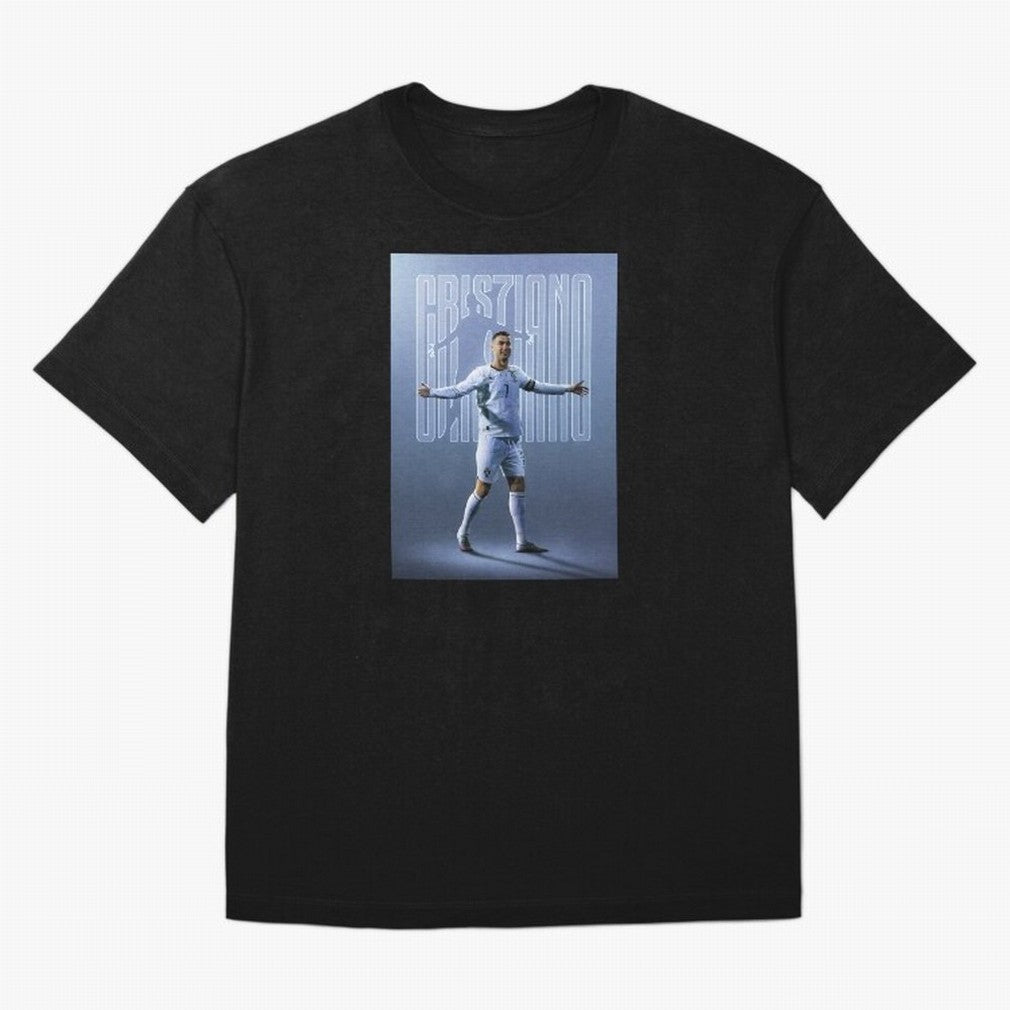 Football Royalty: Cristiano Ronaldo Oversized T-Shirt Celebrate Global Passion for FIFA World Cup 2026 Driven by Haaland and Mbappe, Spain and Netherlands Energy, Sports Nostalgia, International Competition, Famous Players and Unforgettable