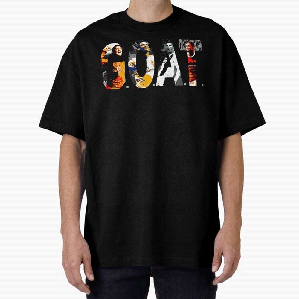 Cristiano Ronaldo Oversized T-Shirt Celebrate Rivalries and Pride in Global Football Passion for FIFA World Cup 2026 USA Canada Mexico, Connected to Haaland, Germany, Football Festival Excitement, Trophy Ambitions, Country Rivalries and Star Player