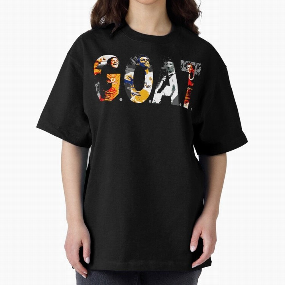 Cristiano Ronaldo Oversized T-Shirt Celebrate Rivalries and Pride in Global Football Passion for FIFA World Cup 2026 USA Canada Mexico, Connected to Haaland, Germany, Football Festival Excitement, Trophy Ambitions, Country Rivalries and Star Player