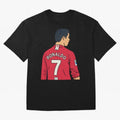 Cristiano Ronaldo Oversized T-Shirt Join the Countdown to Global Football Passion for FIFA World Cup 2026 USA Canada Mexico, with Messi, Spain, Champion Mindset, Group Stage Buzz, Knockout Tension and Passionate Fan Culture; Great for Supporters