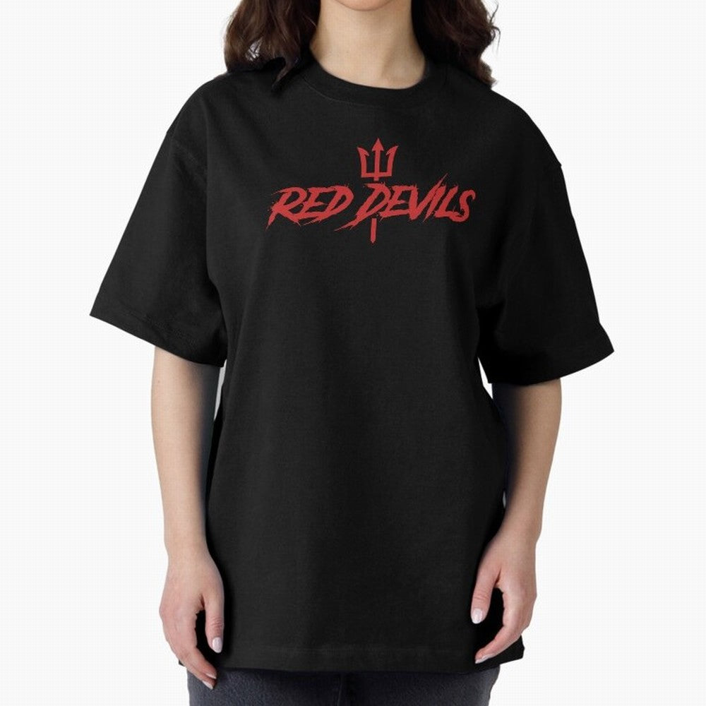 Red Devils Oversized T-Shirt Step into FIFA World Cup 2026 USA Canada Mexico for Fans of Messi and Argentina, Bringing Championship Spirit, Famous Goals, Roaring Crowds and International Football Unity; Perfect for People Who Love Argentina,