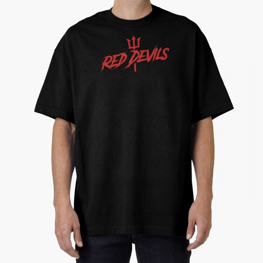 Red Devils Oversized T-Shirt Step into FIFA World Cup 2026 USA Canada Mexico for Fans of Messi and Argentina, Bringing Championship Spirit, Famous Goals, Roaring Crowds and International Football Unity; Perfect for People Who Love Argentina,