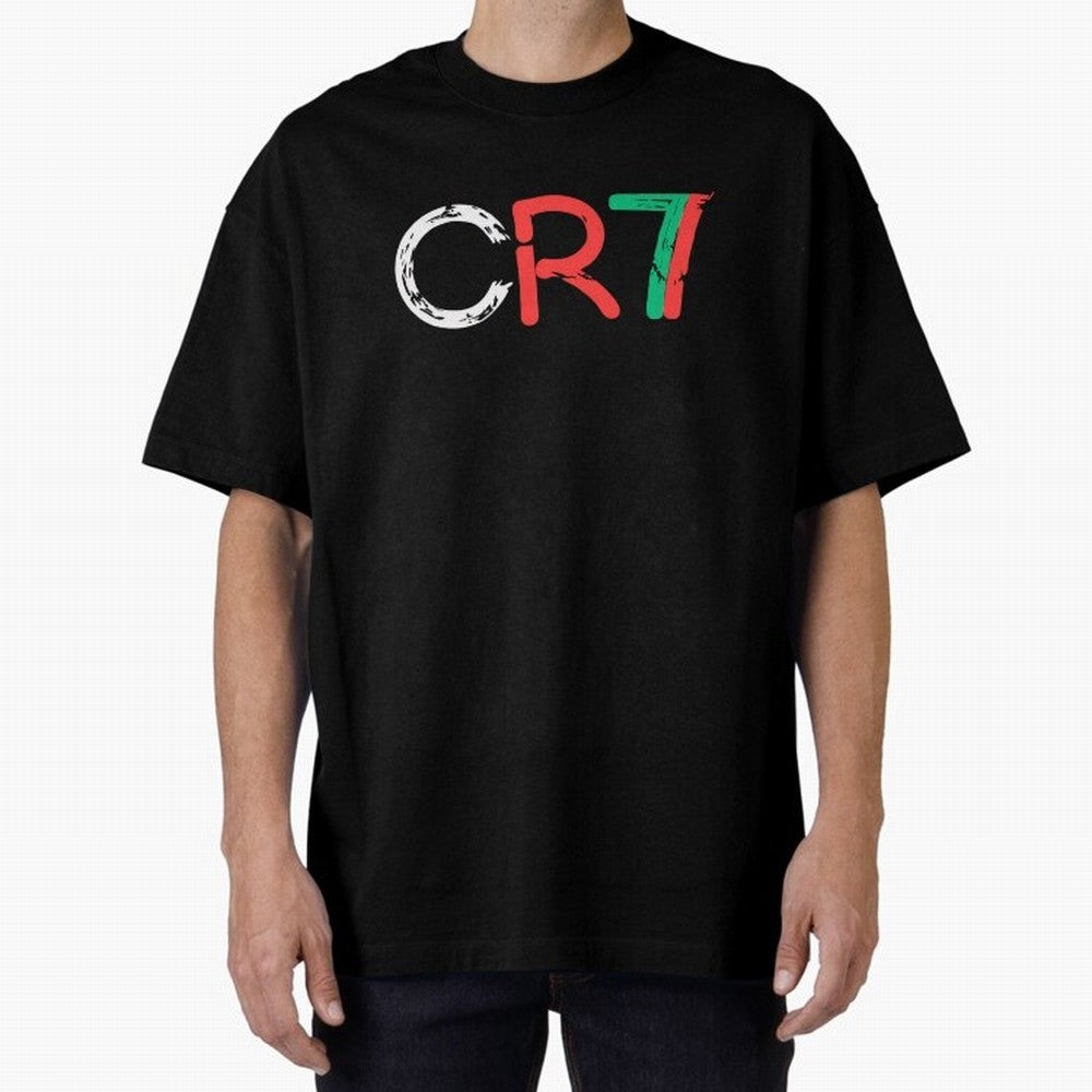 CR7 Portugal Colors Poster For Football Fans, Gift For Soccer Lovers Oversized T-Shirt Keep Football History Alive during Match Day Hype around FIFA World Cup 2026 USA Canada Mexico, Cristiano Ronaldo, Haaland and CR7, England, Football History,