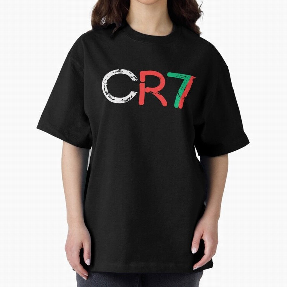 CR7 Portugal Colors Poster For Football Fans, Gift For Soccer Lovers Oversized T-Shirt Keep Football History Alive during Match Day Hype around FIFA World Cup 2026 USA Canada Mexico, Cristiano Ronaldo, Haaland and CR7, England, Football History,