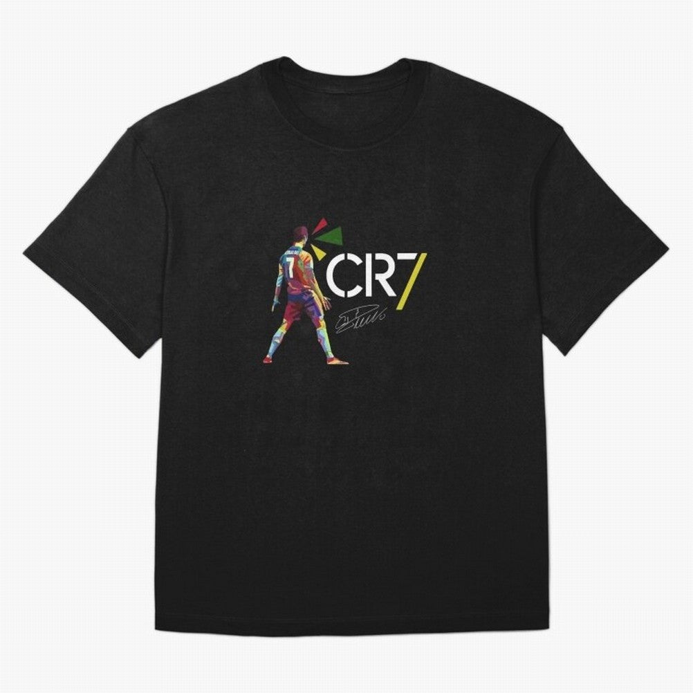 Cr7 Cristiano Ronaldo Signature Classic Oversized T-Shirt Carry the FIFA World Cup 2026 Journey through Neymar Highlights, Argentina and Brazil Pride, Tournament Hype, Historic Matchups, Family Viewing Parties and Global Sports Pride; Built for