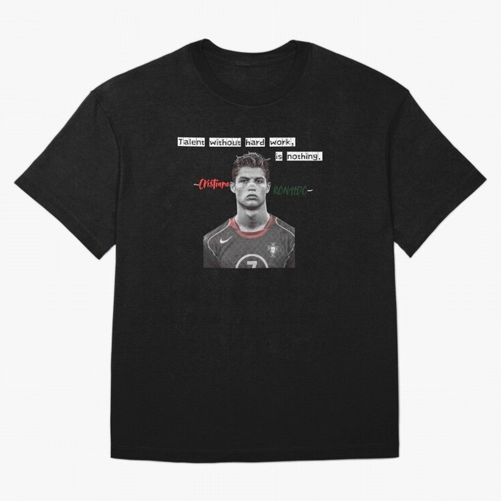 Cristiano Ronaldo - Dedication | NextLevel Motivation Oversized T-Shirt Make Every Match About the FIFA World Cup 2026 Group Stage Journey through Cristiano Ronaldo, Haaland and CR7 Highlights, Brazil, Portugal and Argentina Pride, Soccer Culture,