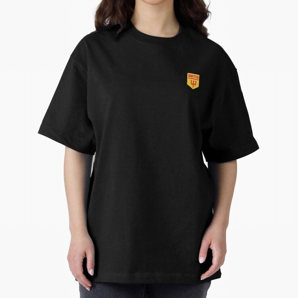Manchester United Badge Oversized T-Shirt Back the Journey through Global Football Passion for FIFA World Cup 2026 Group Stage, Centered on CR7, Argentina, France and Brazil, Goal Celebration Energy, Supporter Heritage, Football Icons and Worldwide