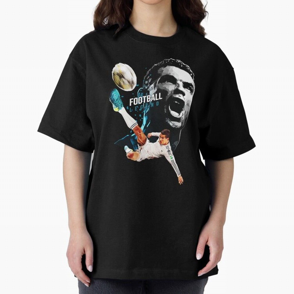Cristiano Ronaldo Oversized T-Shirt Carry the Colors and Pride of FIFA World Cup 2026 USA Canada Mexico Made for Mbappe and Neymar, Germany Energy, Worldwide Fan Energy, Dramatic Goals, Stadium Lights and Championship Celebrations; Perfect for