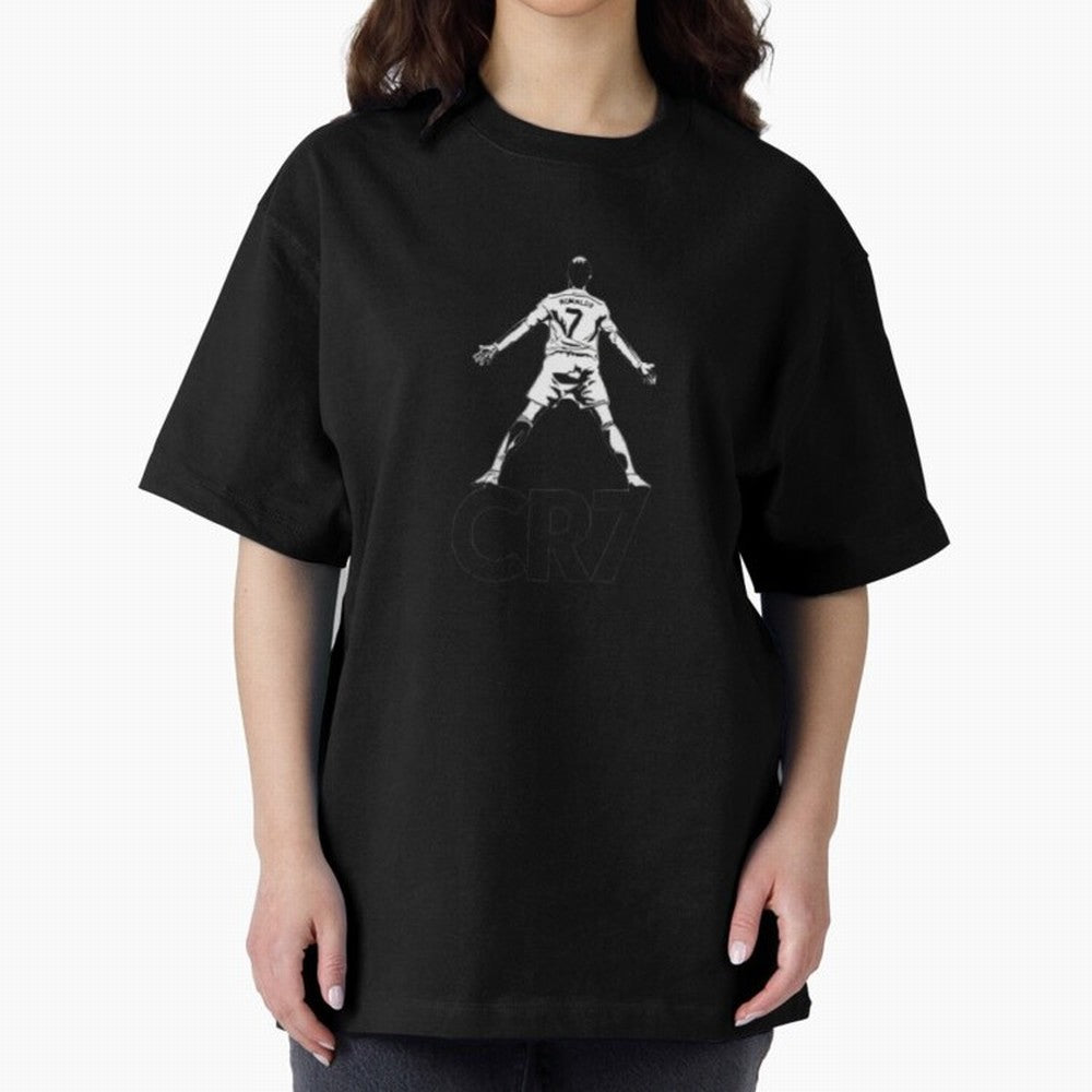 CR7 Oversized T-Shirt Bring Home the FIFA World Cup 2026 Group Stage Journey through Cristiano Ronaldo Highlights, Spain and Netherlands Pride, Worldwide Fan Energy, Dramatic Goals, Stadium Lights and Championship Celebrations; Created for Match