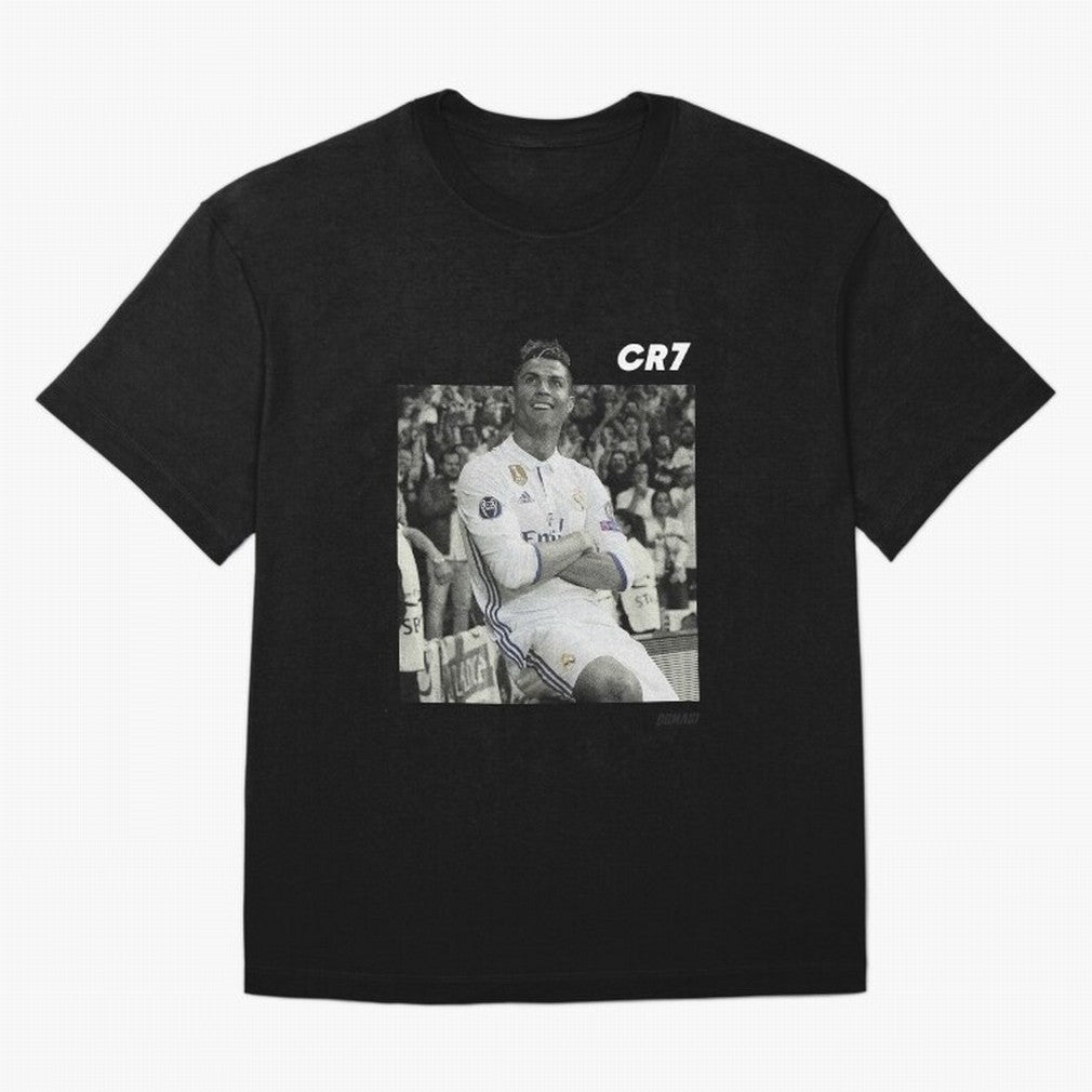 Cristiano Ronaldo | MR. CHAMPIONS LEAGUE Oversized T-Shirt Celebrate the Road through the FIFA World Cup 2026 Group Stage Journey through Haaland Highlights, Spain and Netherlands Pride, Sports Nostalgia, International Competition, Famous Players