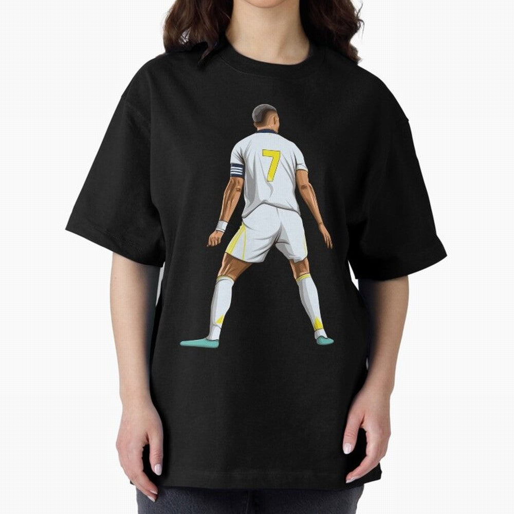 Cristiano Ronaldo Oversized T-Shirt Share Global Football Passion for FIFA World Cup 2026 USA Canada Mexico, Featuring Neymar, Netherlands, Football History, Final Match Energy, Crowd Noise and Once in a Lifetime Moments; Perfect for People Who
