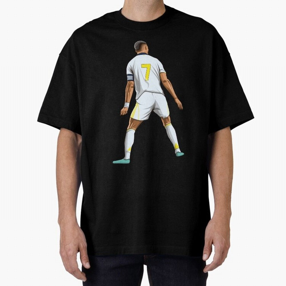 Cristiano Ronaldo Oversized T-Shirt Share Global Football Passion for FIFA World Cup 2026 USA Canada Mexico, Featuring Neymar, Netherlands, Football History, Final Match Energy, Crowd Noise and Once in a Lifetime Moments; Perfect for People Who