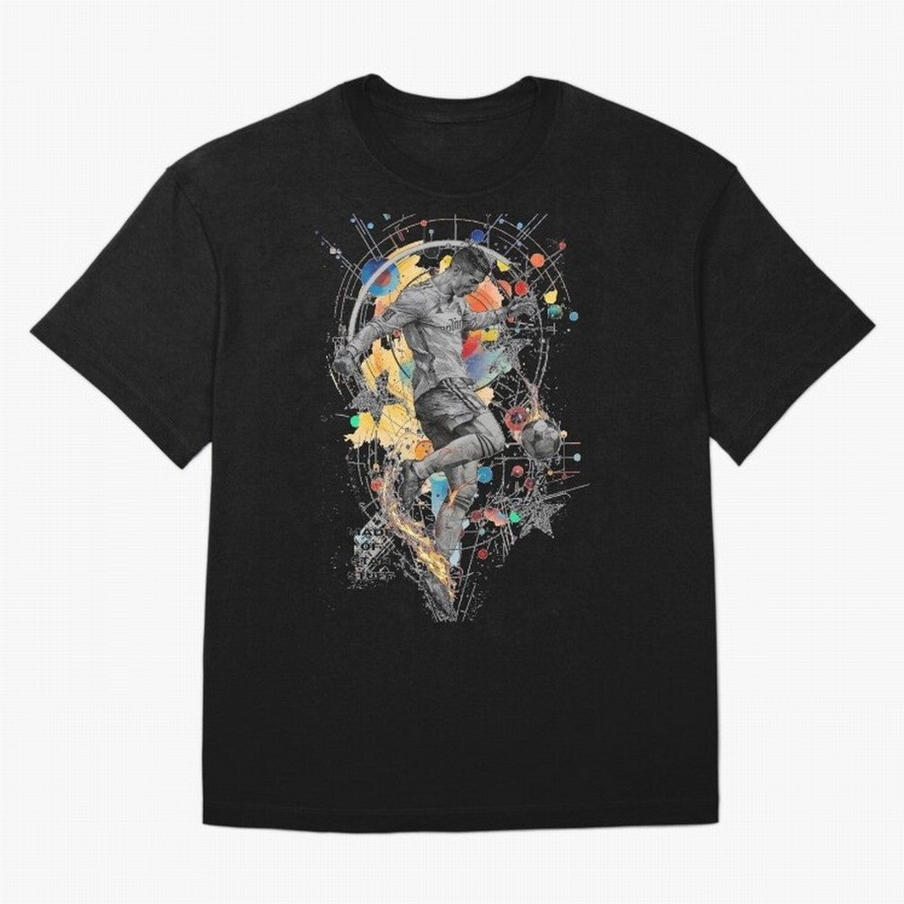 Cristiano Ronaldo Football Playmaker Oversized T-Shirt Join Supporters Worldwide for FIFA World Cup 2026 Group Stage for Fans of CR7 and Messi and Netherlands, Bringing Football History, Final Match Energy, Crowd Noise and Once in a Lifetime
