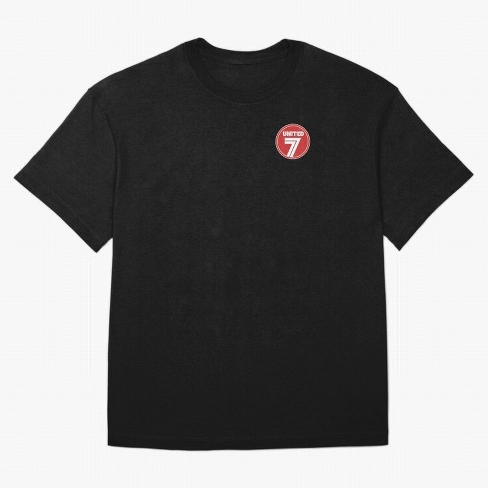 United 7 Manchester United Magnificent Sevens Oversized T-Shirt Follow the Final Road of Match Day Hype around FIFA World Cup 2026 Group Stage, CR7, Argentina and Brazil, Supporter Pride, Iconic Celebrations, Legendary Names and Global Match Day