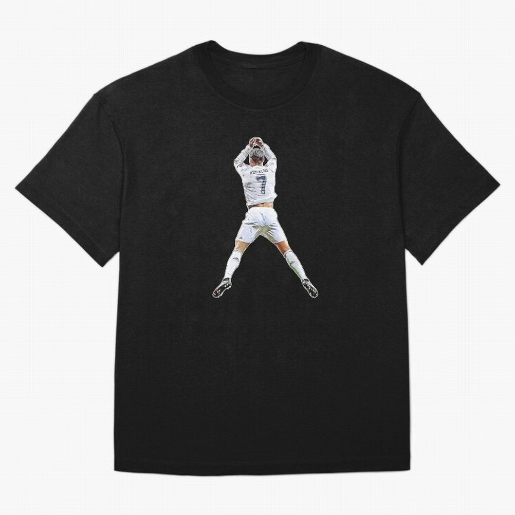 Siuuuu Oversized T-Shirt Fuel FIFA World Cup 2026 Group Stage for Fans of Cristiano Ronaldo and Brazil, Bringing Game Day Rituals, Football Legends, Country Pride and the Road to the Final; Ideal for Football Dads, Football Moms, Friends,