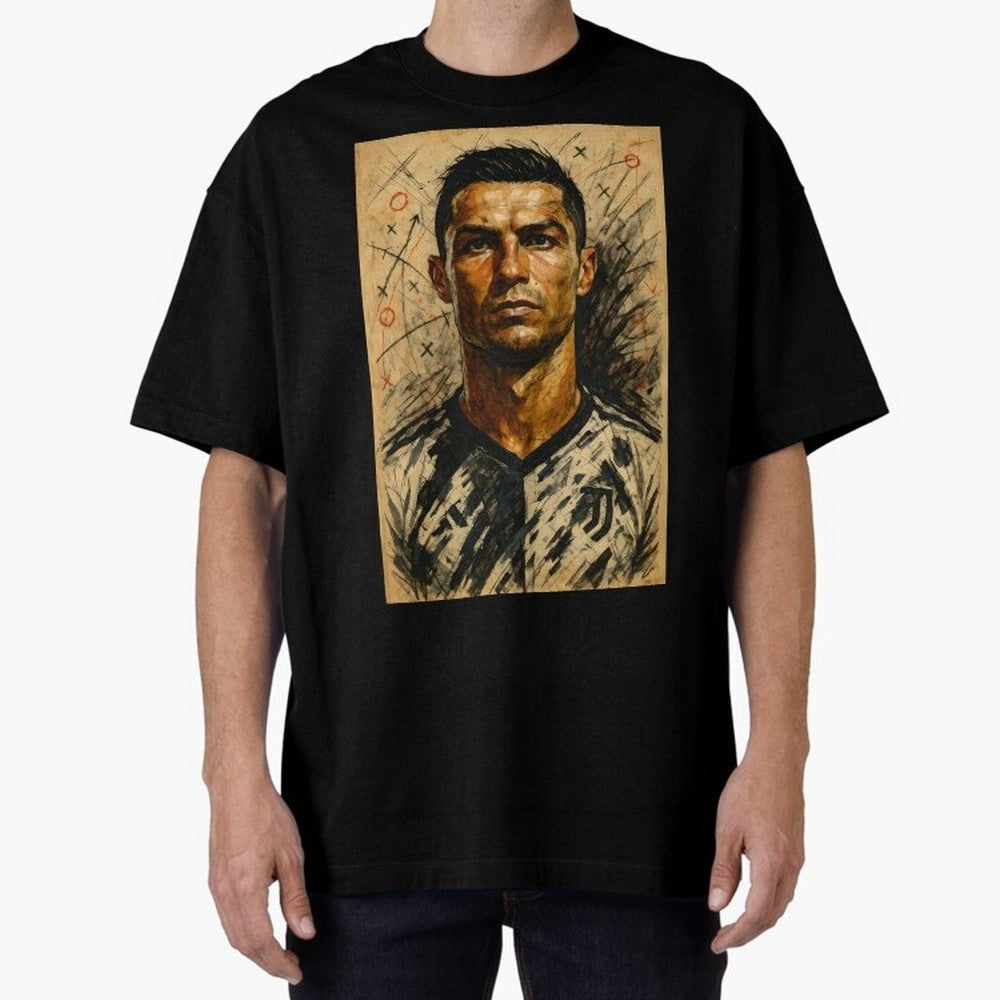 The Architect of Victory Oversized T-Shirt Carry National Pride through FIFA World Cup 2026 USA Canada Mexico for Fans of CR7 and Brazil, Portugal and Argentina, Bringing Match Day Excitement, Supporter Culture, Golden Goals and Global Football