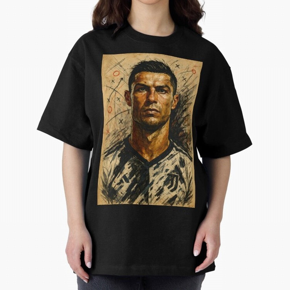 The Architect of Victory Oversized T-Shirt Carry National Pride through FIFA World Cup 2026 USA Canada Mexico for Fans of CR7 and Brazil, Portugal and Argentina, Bringing Match Day Excitement, Supporter Culture, Golden Goals and Global Football