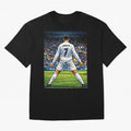 CR7 Oversized T-Shirt Carry the FIFA World Cup 2026 Journey through Messi, CR7 and Mbappe Highlights, Netherlands Pride, Champion Mindset, Group Stage Buzz, Knockout Tension and Passionate Fan Culture; Great for Watch Parties, Sports Bars, Family