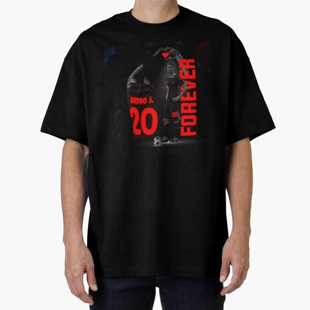 Diogo jota forever Oversized T-Shirt Carry National Pride through the FIFA World Cup 2026 Group Stage Journey through Messi, CR7 and Mbappe Highlights, England, France and Netherlands Pride, Global Supporter Spirit, Legendary Goals, National Colors