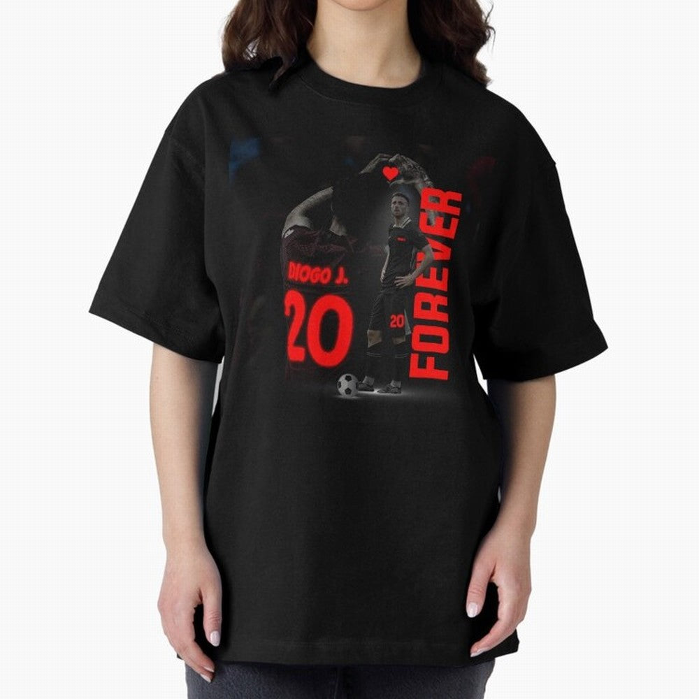 Diogo jota forever Oversized T-Shirt Carry National Pride through the FIFA World Cup 2026 Group Stage Journey through Messi, CR7 and Mbappe Highlights, England, France and Netherlands Pride, Global Supporter Spirit, Legendary Goals, National Colors