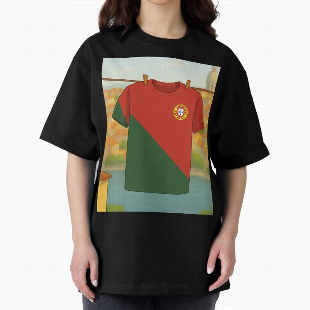 Our Love for Portugal Will never fade Oversized T-Shirt Celebrate Rivalries and Pride in FIFA World Cup 2026 USA Canada Mexico Spirit, Made for Argentina and Brazil, Messi and Cristiano Ronaldo, Football Passion, Legendary Performances, Festival