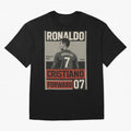 CR7 Legacy ¨C Cold Blooded Greatness Poster Art Oversized T-Shirt Stand Out with Spirit from Match Day Hype around FIFA World Cup 2026, Messi and Cristiano Ronaldo, France and Portugal, Global Supporter Spirit, Legendary Goals, National Colors and