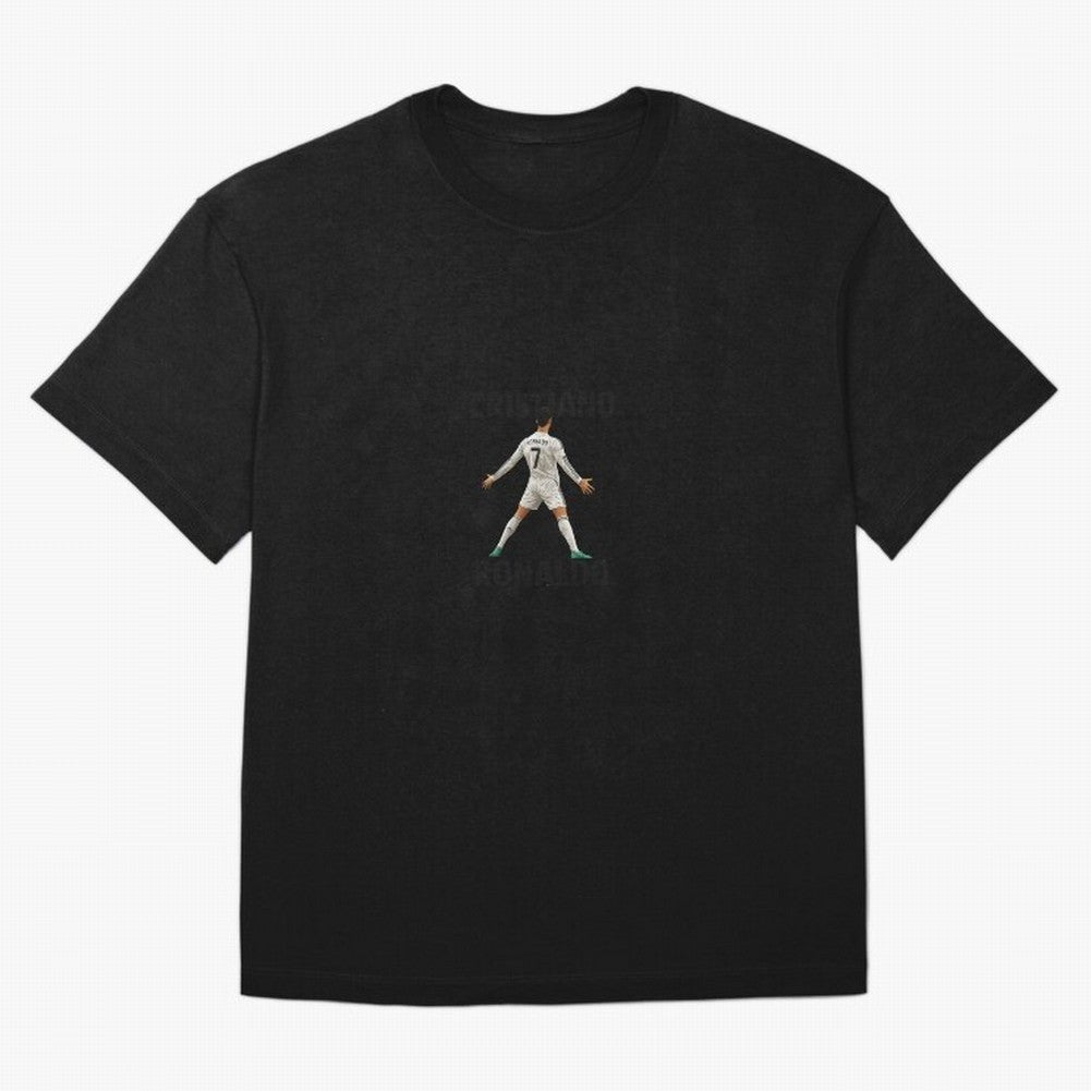 Cristiano Ronaldo ¨C Iconic Celebration Pose | Football Art Oversized T-Shirt Support Match Day Hype around FIFA World Cup 2026 Group Stage, Cristiano Ronaldo, Argentina, France and Brazil, Game Day Rituals, Football Legends, Country Pride and the