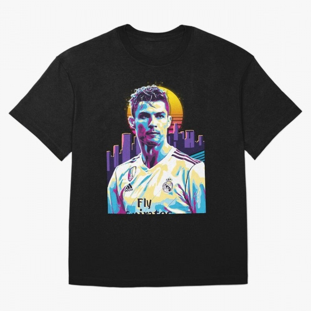 Christiano Ronaldo retro Oversized T-Shirt Show Fan Pride Across FIFA World Cup 2026 for Fans of Cristiano Ronaldo, Haaland and CR7 and France, Bringing Champion Mindset, Group Stage Buzz, Knockout Tension and Passionate Fan Culture; Perfect for