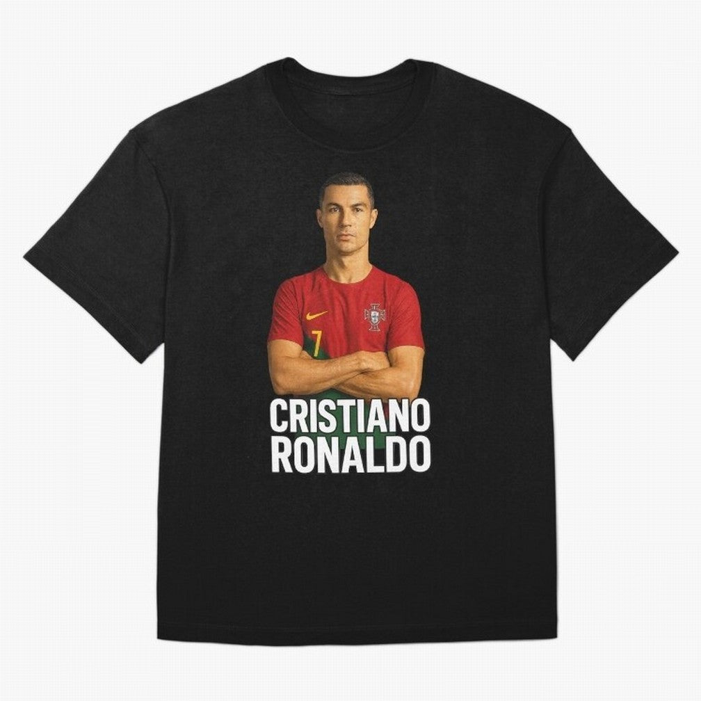 Cristiano Ronaldo Oversized T-Shirt Celebrate Unforgettable Nights in FIFA World Cup 2026 Group Stage Spirit, Built around Argentina, France and Brazil, CR7 and Messi, Supporter Pride, Iconic Celebrations, Legendary Names and Global Match Day