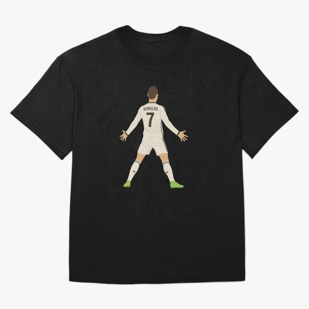 Cristiano Ronaldo Iconic Celebration Oversized T-Shirt Celebrate Classic Football Spirit in FIFA World Cup 2026 Group Stage Inspired by Neymar, Haaland and Cristiano Ronaldo, England, France and Netherlands Energy, Retro Football Energy, Iconic