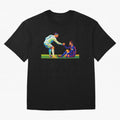 Cristiano Ronaldo & Messi Wpap Art Oversized T-Shirt Honor Football Greatness during the FIFA World Cup 2026 Journey through Cristiano Ronaldo, Haaland and CR7 Highlights, Portugal, Spain and Germany Pride, Sports Nostalgia, International