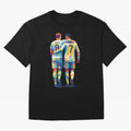 Cristiano Ronaldo & Toni Kroos Wpap Art Oversized T-Shirt Honor the Beautiful Game during Match Day Hype around FIFA World Cup 2026, Neymar, Haaland and Cristiano Ronaldo, Netherlands, Stadium Memories, Football Loyalty, International Chants and