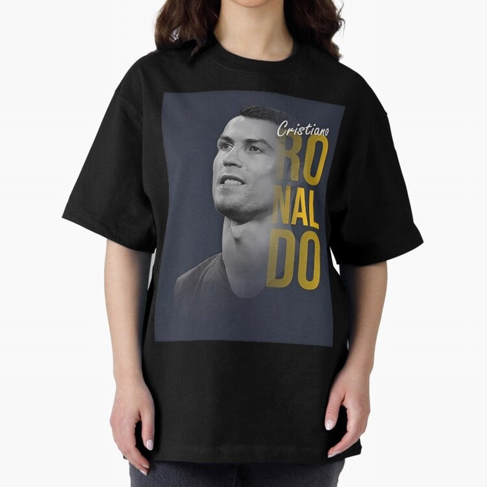 CR7 Oversized T-Shirt Upgrade FIFA World Cup 2026 USA Canada Mexico Centered on Messi, CR7 and Mbappe, Spain Energy, Retro Football Energy, Iconic Rivalries, Trophy Chase Drama and Stadium Atmosphere; Perfect for People Who Love Argentina, Brazil,