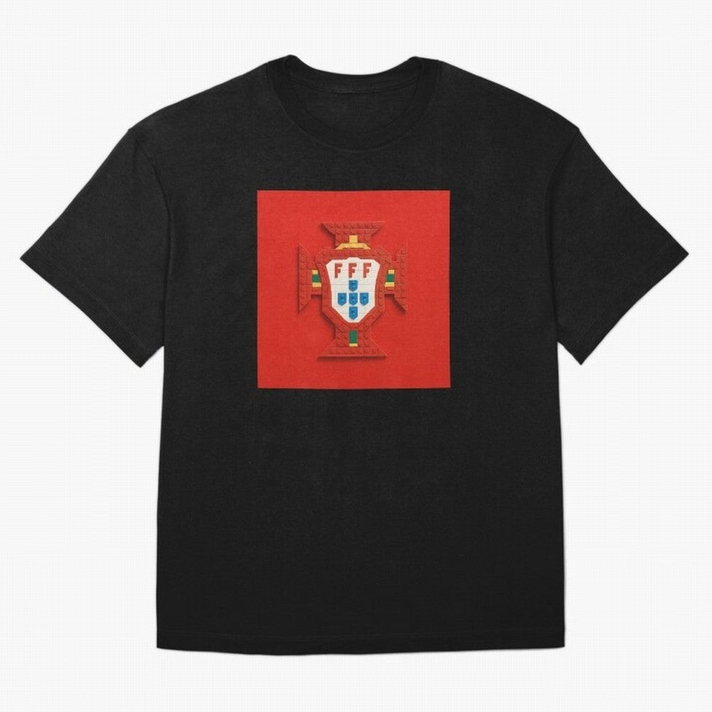 Portugal Blocks Oversized T-Shirt Represent Fans Who Live for Match Day Hype around FIFA World Cup 2026, Neymar, Portugal, Spain and Germany, Football Passion, Legendary Performances, Festival Vibes and Supporter Community; Ideal for Passionate