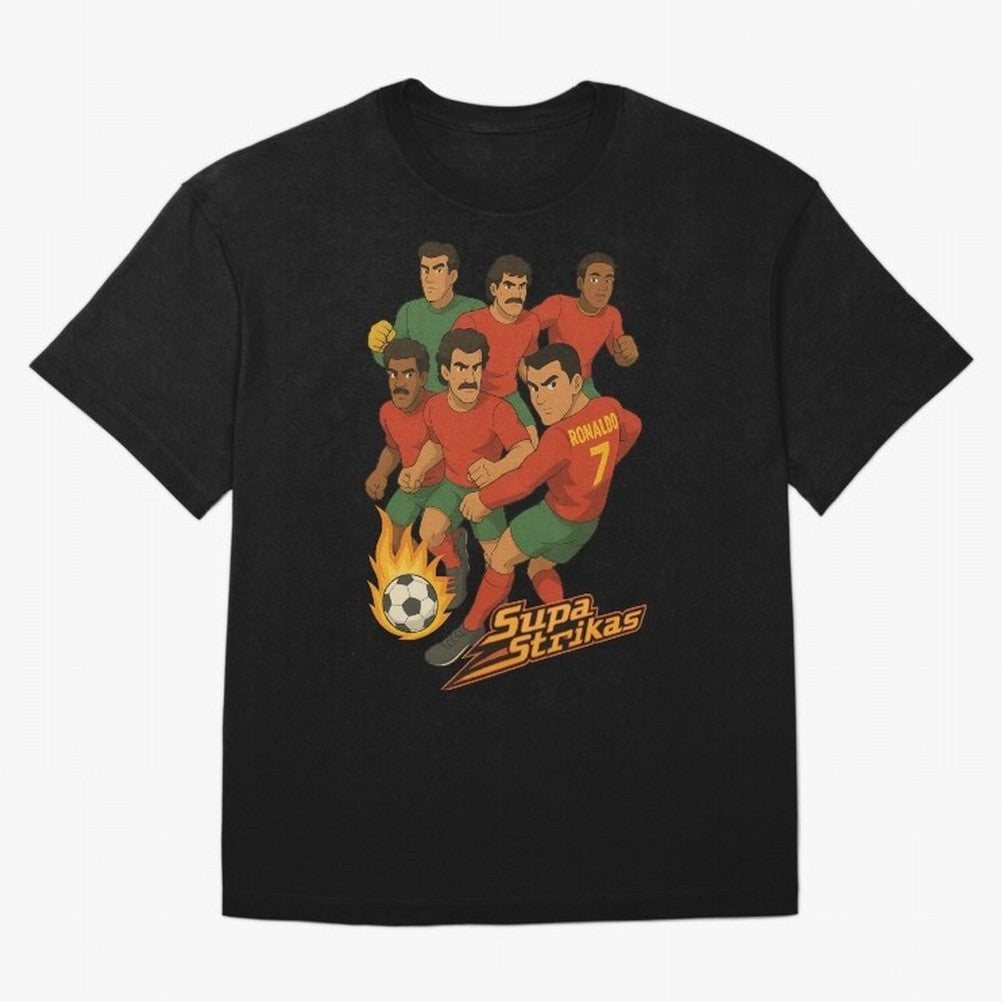 Supastrikas Portugal Team Version Oversized T-Shirt Carry National Pride through FIFA World Cup 2026 USA Canada Mexico for Fans of Messi, CR7 and Mbappe and France and Portugal, Bringing Champion Mindset, Group Stage Buzz, Knockout Tension and