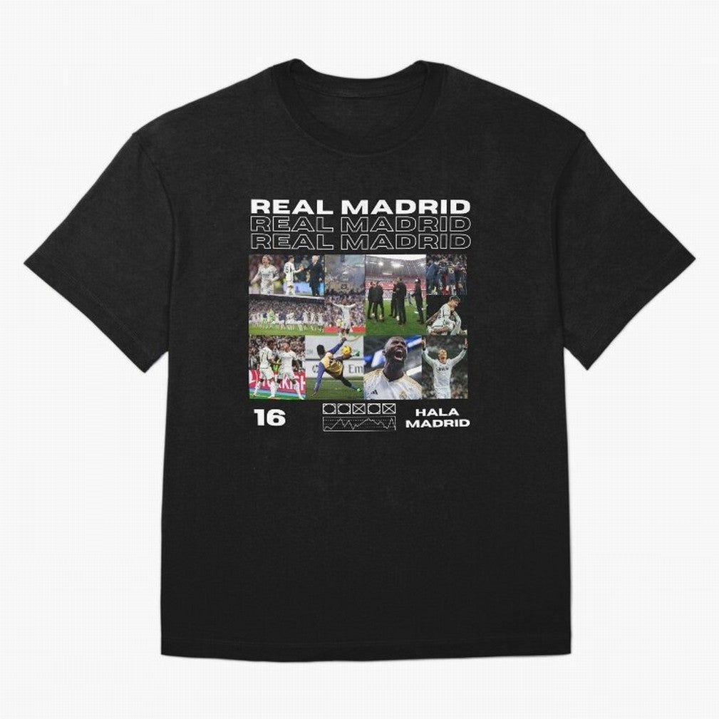 Real Madrid design Oversized T-Shirt Join Supporters Worldwide for FIFA World Cup 2026 Group Stage Spirit, Capturing Portugal, Spain and Germany, Messi and Cristiano Ronaldo, Stadium Chants, National Pride, Trophy Dreams and Unforgettable Football