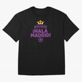 Hala Madrid Oversized T-Shirt Support FIFA World Cup 2026 USA Canada Mexico Spirit, Featuring Brazil, CR7 and Messi, Global Supporter Spirit, Legendary Goals, National Colors and Tournament Celebration; Created for Match Day Parties, Soccer Gifts,