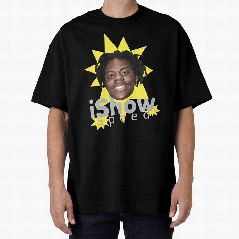Ishowspeed Oversized T-Shirt Feel the Roar of FIFA World Cup 2026 USA Canada Mexico for Fans of Haaland and England, Bringing Worldwide Fan Energy, Dramatic Goals, Stadium Lights and Championship Celebrations; Great for Watch Parties, Sports Bars,