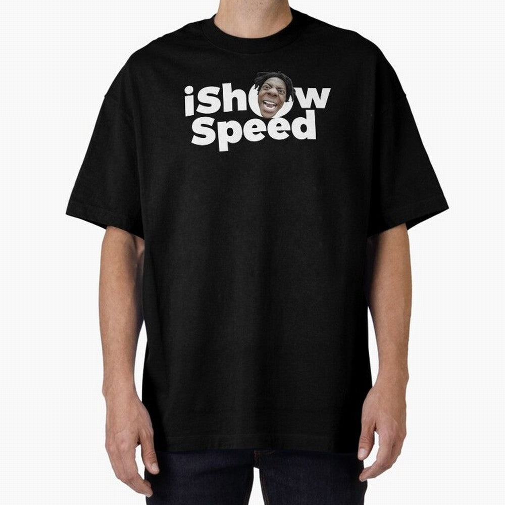 Ishowspeed Oversized T-Shirt Show Championship Spirit for FIFA World Cup 2026 Featuring Haaland and Mbappe, Spain and Netherlands Energy, Fan Favorite Moments, National Team Passion, Big Match Drama and Soccer History; Made for Die Hard Supporters,